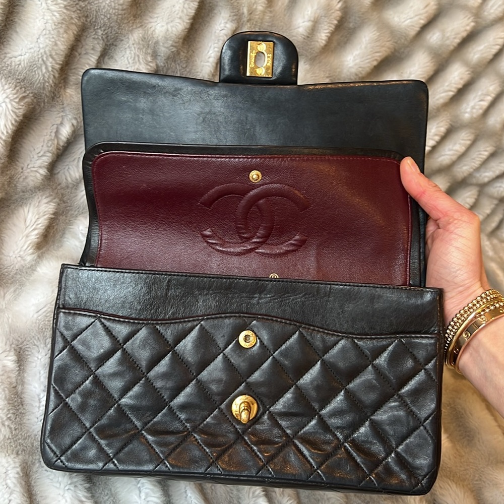 SOLD Chanel Medium Double Flap Bag - Picture 11 of 17